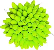Float Bobber Stopper, Oval Space Beans Fishing, Seven Star Oval Fishing Floats, Space Beans, 100 x Fishing Nightlight Blocking Beads, Float Balls Light Glowing for Main Cord, Sub Cord