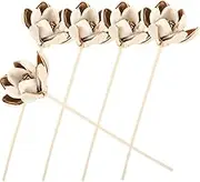 5Pcs Natural Flower Diffuser Sticks Elegant Aromatherapy Flower Sticks for Fragrance Diffusion for Home Decor and Air Freshening Safe Materials Height