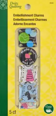 Dritz Quilting Embellishment Charms Handmade Juvenile #3444