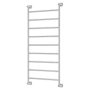 Lillian 600x1200mm Heated Towel Rail, Chrome
