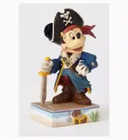 New Boxed Disney Traditions Jim Shore Mickey Mouse Set Sail for Adventure Pirate