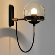 Savoy 1 Light Wall Light Black - PL10001