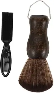 Healeved 1 Set Hair Sweeping Brush Barber Tools Barber Neck Duster Barber Brushes Hairstylist Essentials Barber Accessories Barber Brush Neck Duster Neck Duster Barber Small Hair Brush Wood