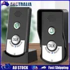 2 Way Voice Intercom ABS Wireless Voice Intercom Doorbell System Unit for Home