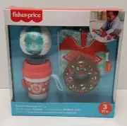 Fisher-Price Season's Greetings Gift Set Teetheable Cup Donut Snowball Gift NEW