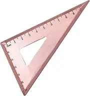 Stylish Copper Measuring Triangle Student Professional Drafting Tool for Precision