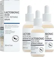 Lactobionic Acid Pore Refining Serum,Reduce Wrinkles Fine Eye Essence Firming Lifting,Shrink Pore Reduce Fine Lines Facial Liquid