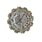 Vtg 3 Ashtrays Nesting Stacking Clear Fluted Trinket Hazel Atlas Glass MCM VGUC