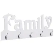 Wall Mounted Coat Rack FAMILY 74x29.5 cm