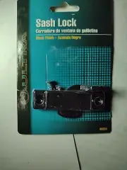 Sash Lock for Vertical and Horizontal Sliding Windows - Black