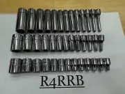 Snap-on Tools USA NEW 39pc 1/4" Drive SAE 6 Point Shallow Semi Deep MASTER SET