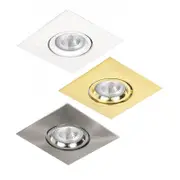 90mm LED Downlight 6w White, Gold, Satin Chrome 3k LDLB90S Superlux Lighting
