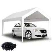 12x20ft Carport Replacement Canopy Car Garage Shelter Tent Cover Waterproof NEW