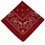 10 X Maroon Paisley Bandanas Head Wrap 100% Cotton Neck Scarf Mask Bandana