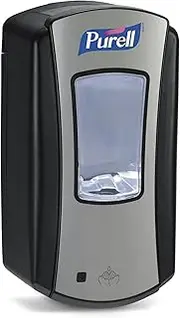 PURELL 192804 LTX-12 Touch-Free Dispenser, 1200mL, Black