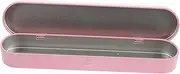 ERINGOGO Box Tinplate Box Tweezers Tongue Scraper Portable Small Metal Tin Portable Storage Container Metal Container with Lid Mini Container Small Storage Tin Metal Storage Tins Iron Pink