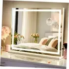 Hollywood Vanity Mirror with Lights 23 x 19 Large Vanity Mirror 10X Magnifying