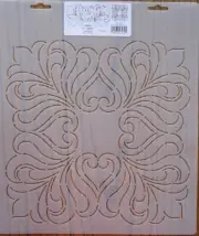Stencil Quilting Camelot 11" 28cm HW239 QC quilt stitch template CL Zentangle