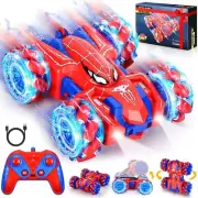 Spider Remote Control Car for Boys 4-6,360° Rotating Double-Sided Rechargea