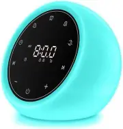White Noise Machine with 2 Alarm Clock, 20 Soothing Sounds, 7 Color Night Light,