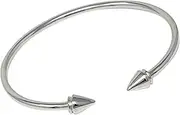 [Treasure Bay] TreasureBay Mens, Womens Solid 925 Sterling Silver Bangle Bracelet