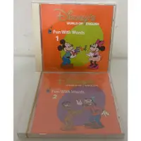 在飛比找蝦皮購物優惠-寰宇迪士尼美語 Fun with words 橘版2片CD 