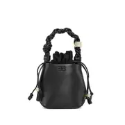 [Ganni] Ganni Mini Bou Bucket Bag ONE SIZE BLACK