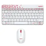 羅技 LOGITECH 920-008206 無線鍵盤滑鼠組 MK240 白色 紅邊 X 原廠公司貨 全新未拆 原廠保固