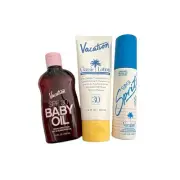 Vacation - Suncare Bundle of Baby Oil, Lotion and Spritz
