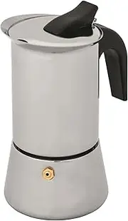 Avanti INOX Espresso Stovetop Coffee Maker, 100 ml / 2 Cup