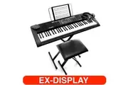 Alesis Harmony Electric Keyboard Piano 61 Keys w Bench Headphones Footpedal