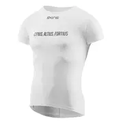 Skins Men's Cycling Activewear Short Sleeve Baselayer White