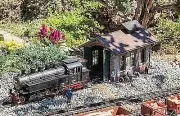 Pola 330890 G Scale Branchline Locomotive Shed Kit - 17-1/2 x 11-3/8 x 11-5/8"