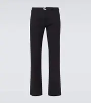 [McQueen] McQueen Arrow cotton-blend straight pants UK 34 black