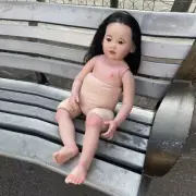 30in Reborn Baby Doll Unassembled Part Rooted Hair Artist Painted Kits