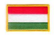HUNGARY HUNGARIAN FLAG PATCHES COUNTRY PATCH BADGE IRON ON NEW EMBROIDERED