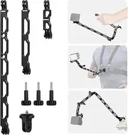 NEEWER Aluminum Alloy Extension Arm Set (11.8"/6.5"/3.3") for Action Camera with 3 Thumbscrews and 1/4" Screw Adapter Compatible with GoPro Hero 13 12 11 10 9 8 DJI Osmo Action 5 Pro Insta360, GP-11