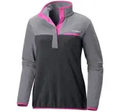 Columbia Mountain Side Pull Over, Large, Columbia Grey Heather/Shark L