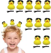 Duck Shaped Hairpin,Duck Plush Hair Clips Hairpin Pins - Hairpin Cartoon Hair Accessories, Yellow Duckling Hair Clip for Kids, Women