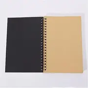 A5 Notebook Sketchbook Diary Drawing Painting Graffiti Small 12 * 18cm Soft Cover Blank Paper Notebook Memo Pad School Office Pads Stationery A6 Notebook (Size : Black-Khaki Inner)