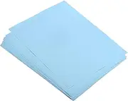 sourcing map 100 Sheets Colored Copy Paper 8 1/2 Inch Printer Paper 80gsm Light Blue for Office Printing, Document Copying, Invitations, Forms, Art Projects