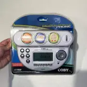 VTG Coby CT-P650 Phone with Caller ID and AM/FM Dual Alarm Clock Radio (White)