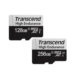 Transcend 創見 【128GB / 256GB】記憶卡 UHS-1 microSD USD350V