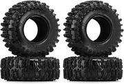 INJORA 1.3 Inch Tyres S5 Cling On Tyres 70 x 26 mm for SCX24 TRX4M AX24 1/18 1/24 Micro Crawler, T1320