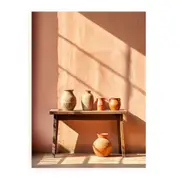 Terracotta Jugs Canvas Print