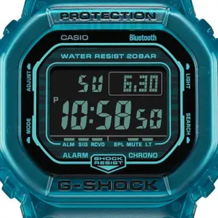【CASIO 卡西歐】G-SHOCK藍芽連線電子錶(DW-B5600G-2)