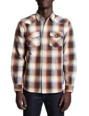 Prps Jefferson Plaid Shirt Jacket. NEW WITH TAGS