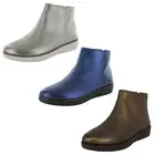 Fitflop Womens Ziggy Zip Sheer Metallic Leather Boots