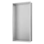 PULSE Showerspas Shower Niche 12.6" W x 24.5" H x 4" D Single Shelf Recessed