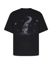 We11done Teddy Bear Printed Crewneck T-Shirt XL,XS,L,M Black
